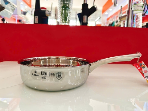 Chảo Inox 304 liền khối Kalpen Kazler OZ16,20,24