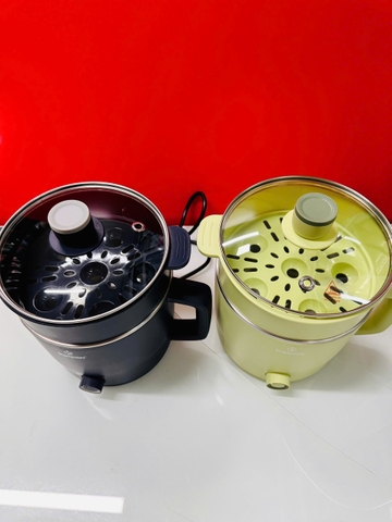 Ca lẩu điện mini có khay hấp Kalpen P6 1.8L