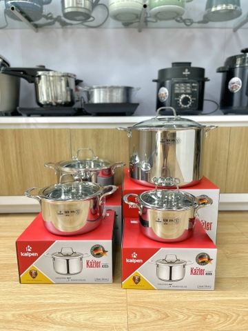 Nồi Inox 304 liền khối Kalpen Kazler Kz20