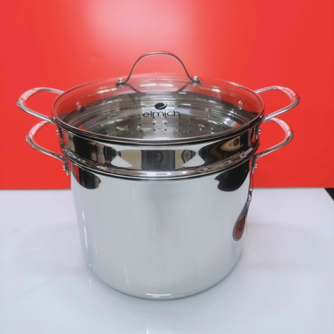 Nồi hấp Inox 304 đáy 5 lớp Elmich EL2533IN28 size 28cm