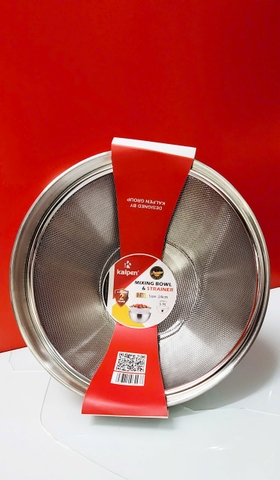 Bộ tô kèm rổ Inox Kalpen - 24cm I9 I10 I11