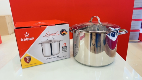 Nồi luộc gà Inox đáy 5 lớp Kalpen Lermat