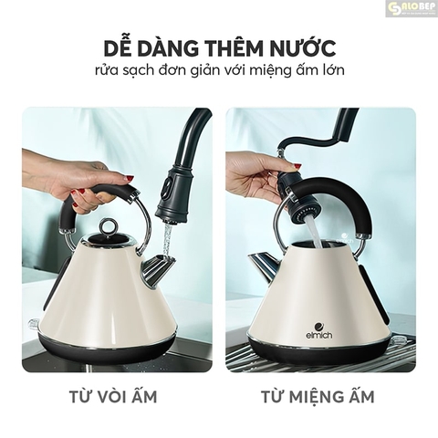 Ấm Đun Nước Siêu Tốc Elmich 1,8L Kee1778