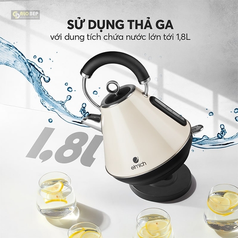 Ấm Đun Nước Siêu Tốc Elmich 1,8L Kee1778