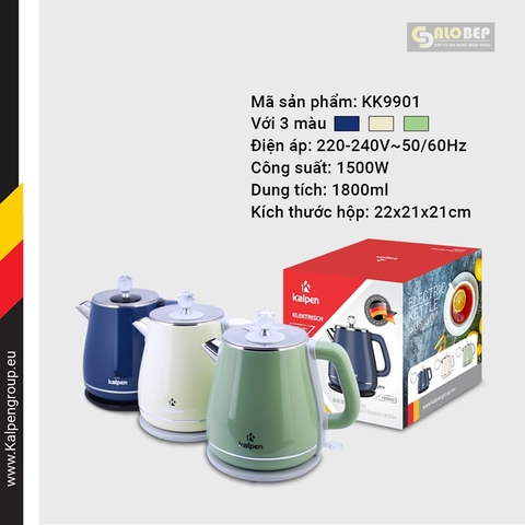 Ấm Đun Nước Siêu Tốc Kalpen Kk9901
