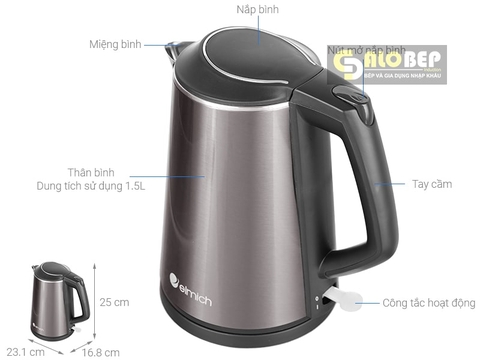 Ấm Đun Nước Siêu Tốc Elmich Kee-1785