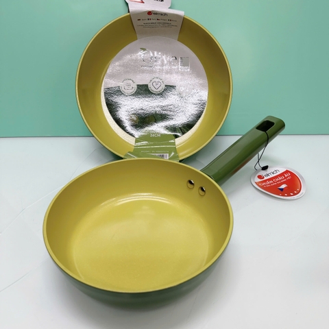 Chảo phủ sứ an toàn Elmich Olive EL-5965OV