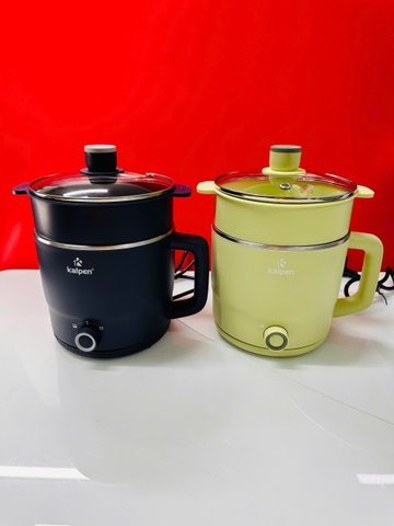 Ca lẩu điện mini có khay hấp Kalpen P6 1.8L