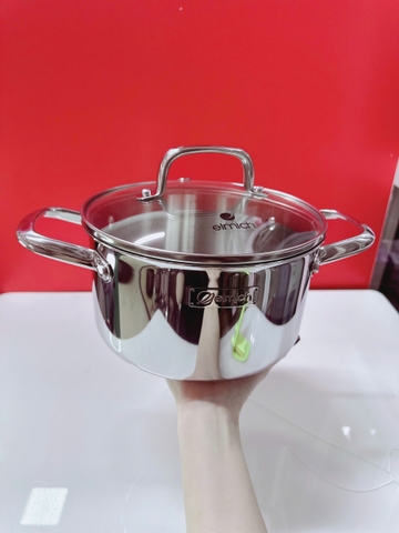 Nồi inox liền khối Elmich Trimax Napoli EL2538IN18 size 18cm ,20cm,24cm