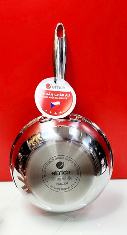 Chảo xào inox cao cấp 3 lớp đáy liền Elmich Trimax EL-2823 size 20cm
