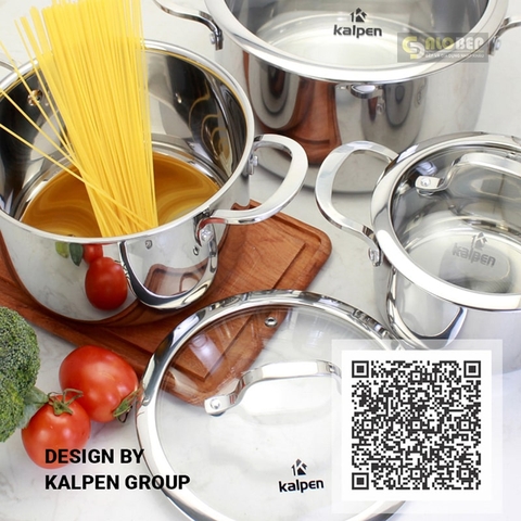 Bộ Nồi Inox 3 Lớp Liền Khối Kalpen Kazler Kz1