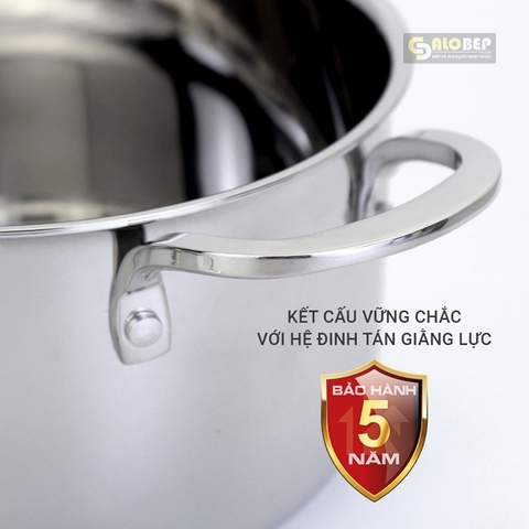 Bộ Nồi Inox 3 Lớp Liền Khối Kalpen Kazler Kz1