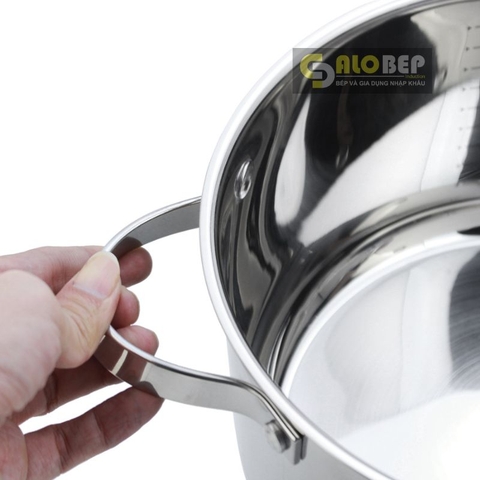 Bộ Nồi Inox 304 Cao Cấp 5 Đáy Kalpen Lermat L1