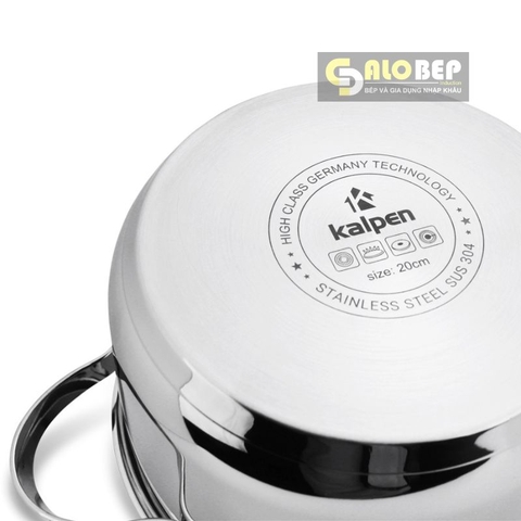 Bộ Nồi Inox 304 Cao Cấp 5 Đáy Kalpen Lermat L1