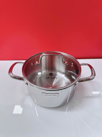Nồi inox liền khối Elmich Trimax Napoli EL2538IN18 size 18cm ,20cm,24cm