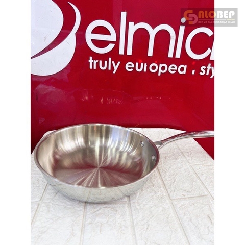 Chảo Inox 304 Sâu Lòng Đáy Từ Đúc Liền Nguyên Khối Elmich 2813Sr Size 28cm