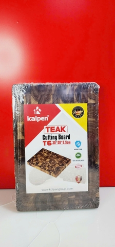 Thớt thái chữ nhật gỗ Teak Kalpen
