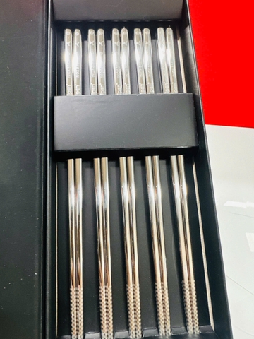 Bộ 5 đôi đũa Inox 316 Kalpen T4