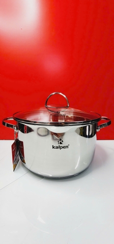 Bộ 3 nồi Inox 5 lớp đáy Kalpen Lermat L1Pro 16-20-24cm