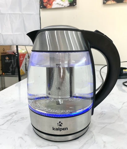Ấm đun nước thuỷ tinh Kalpen KK66 dung tích 1.8L