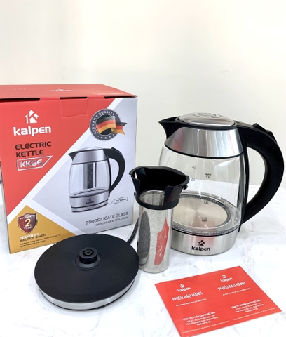 Ấm đun nước thuỷ tinh Kalpen KK66 dung tích 1.8L