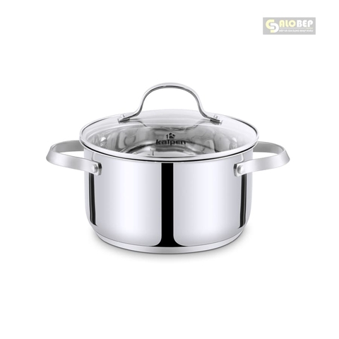 Nồi Inox 304 Cao Cấp 5 Đáy Kalpen Lermat Size 18cm