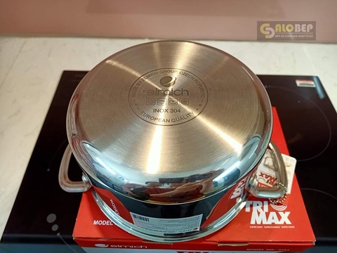 Nồi Inox Cao Cấp 3 Lớp Đáy Liền Trimax El-3732 Size 18cm