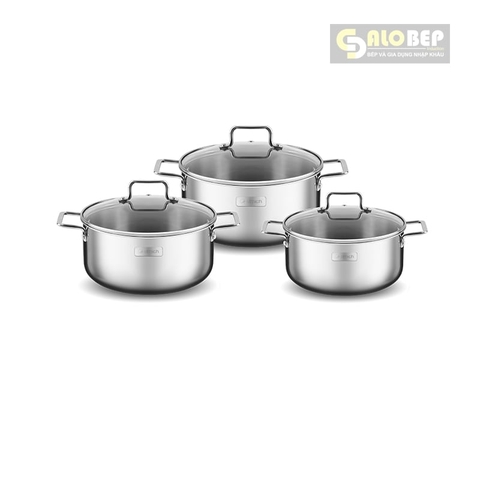 Nồi Inox Liền Khối Elmich Trimax Xr El-3843 Size 16, 20, 24cm