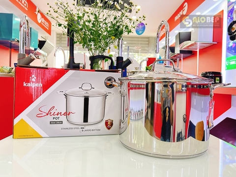 Nồi Luộc Gà Inox 304 Cao Cấp 5 Đáy Kalpen Size 28cm