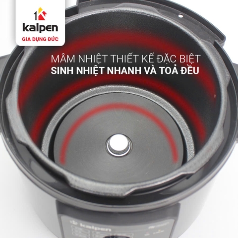 Nồi áp suất điện 6L Kalpen P4