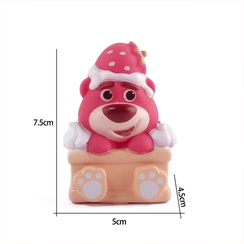 TƯỢNG Gấu dâu LOTSO - Đội mũ