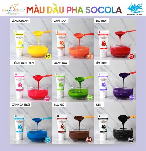 Màu dầu Socola 50ml