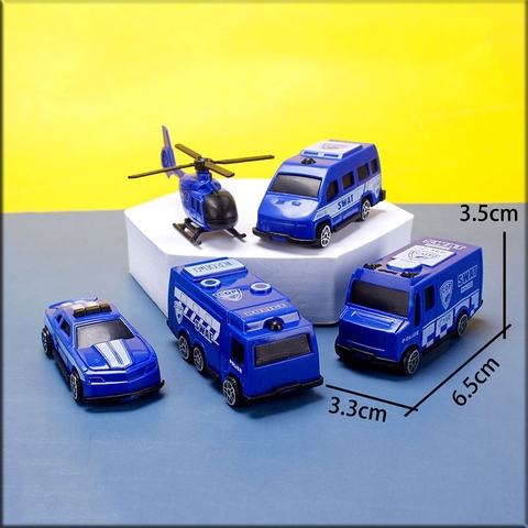 Bộ xe SWAT - Màu xanh