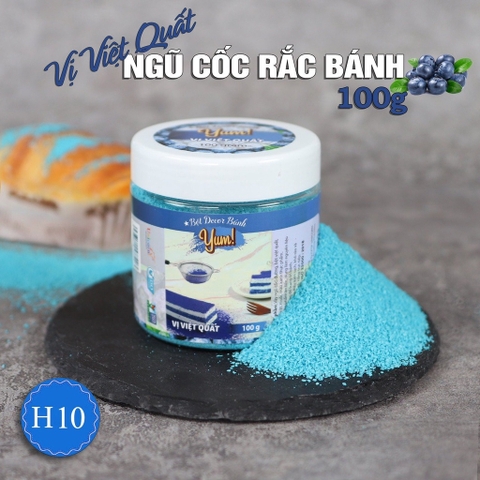 Bột rắc bánh - Vị việt quất (100g)