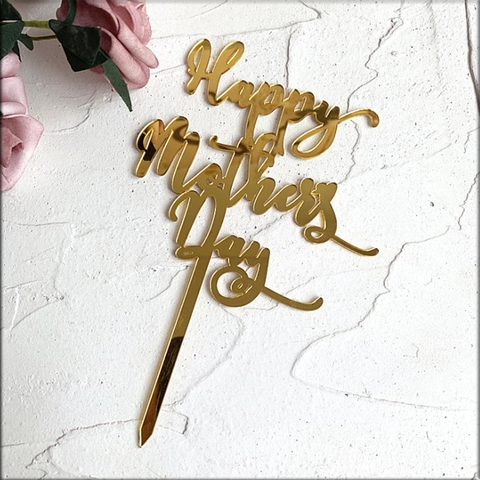 10 Thẻ Mica - Mother Day - Vàng