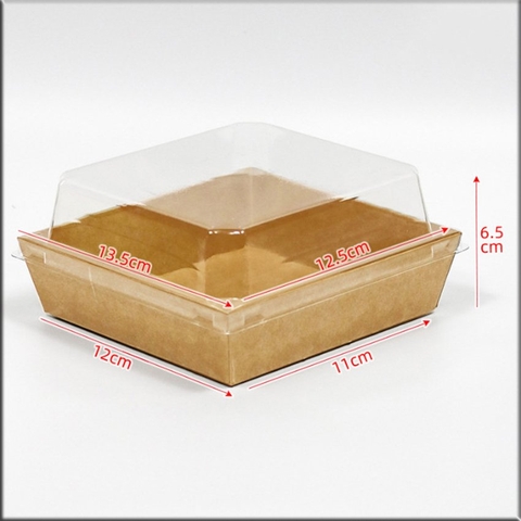 50 Hộp Vuông sandwich Nâu