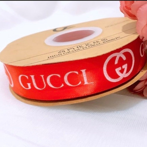 Ruybang GUCCI (2,5cm x 50m) - ĐỎ TƯƠI