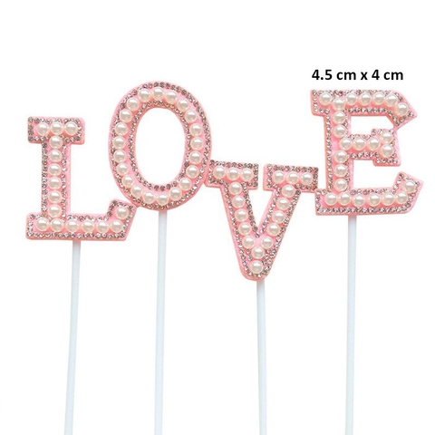 Chữ LOVE - Hồng