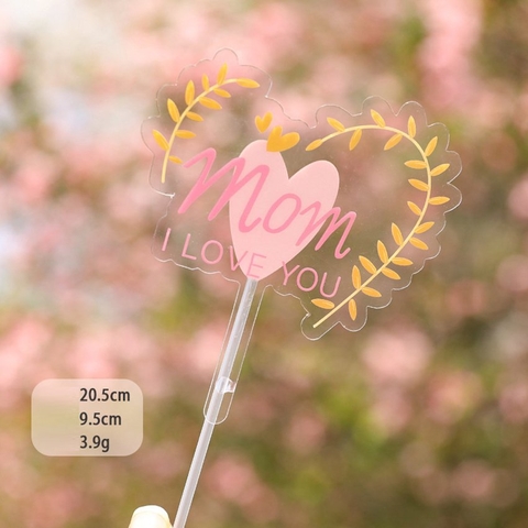Thẻ Mica - Iloveyou MOM
