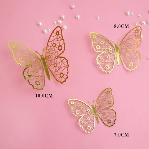Sét 12 bướm vàng - Mẫu 1