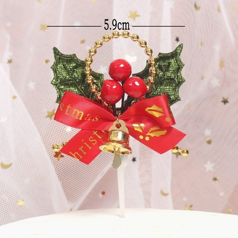 Chuông nơ NOEL - Lá xanh