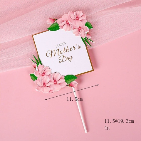 Thiệp MOTHER'S DAY - Vuông hoa
