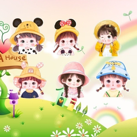 SCG - 6 Bé gái đội mũ
