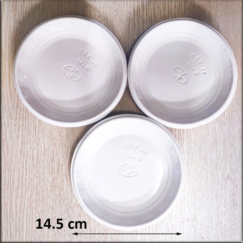 Đĩa nhựa to - 50 chiếc ( Size 14.5 cm )