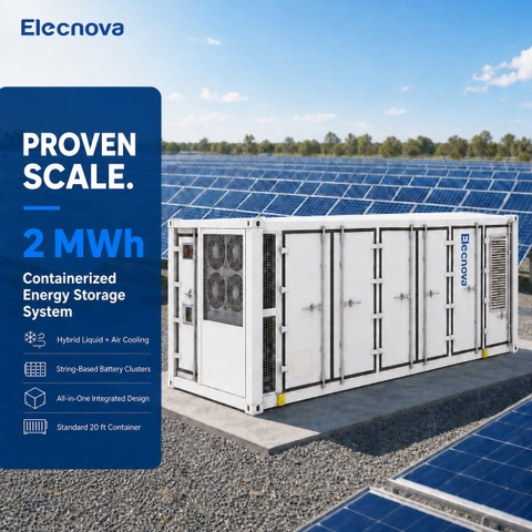 Container Lưu Trữ Năng Lượng Quy Mô Lưới Elecnova 2MWh (ECO-E20FT2170LP-2)