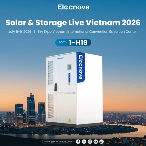 Thư Mời Tham Quan Gian Hàng Elecnova Tại Triển Lãm Solar & Storage Live Vietnam 2026