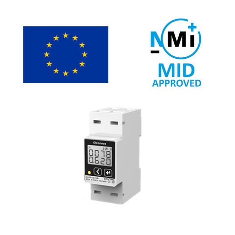 Đồng hồ giám sát năng lượng 1 pha với chứng chỉ MID -DDS1946 2M