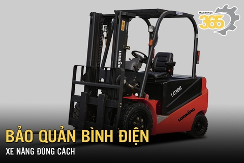 BẢO QUẢN BÌNH ĐIỆN XE NÂNG ĐÚNG CÁCH