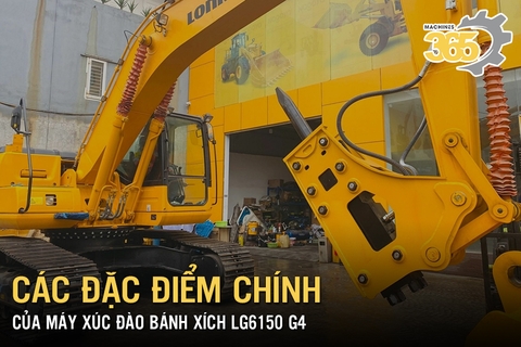 Các đặc điểm chính của máy xúc đào bánh xích LG6150 G4