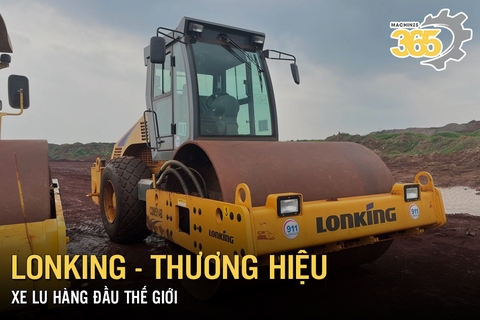 Lonking - thương hiệu xe lu hàng đầu Thế giới